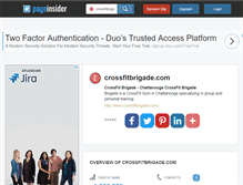 Tablet Screenshot of crossfitbrigade.com